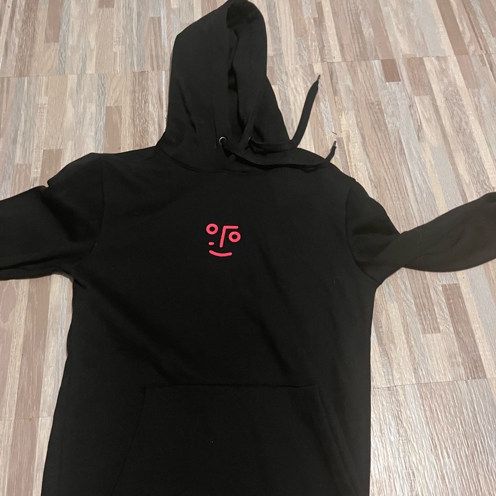No Boundaries Black Graphic Hoodie